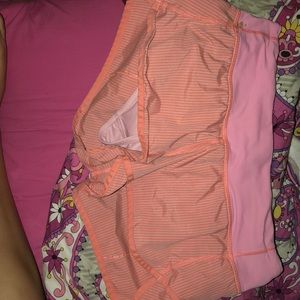 Pink Lululemon shorts